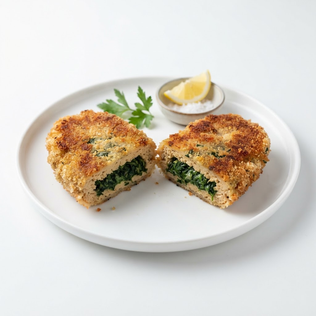 Milanesas de soja con espinaca Grangys